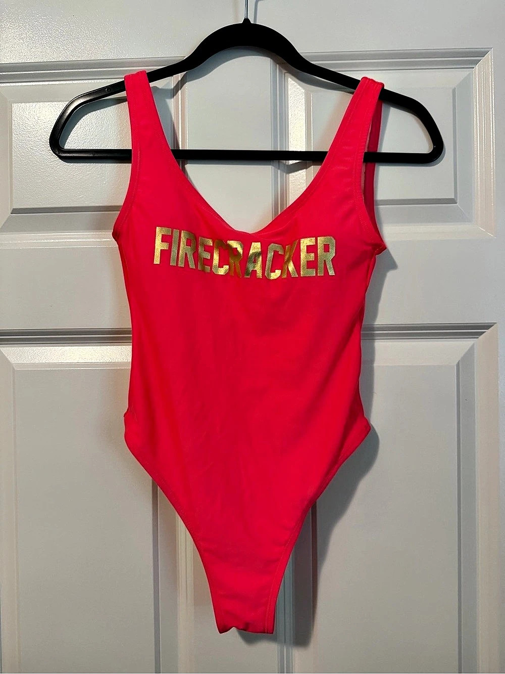 Xhilaration Firecracker One-Piece Swimsuit